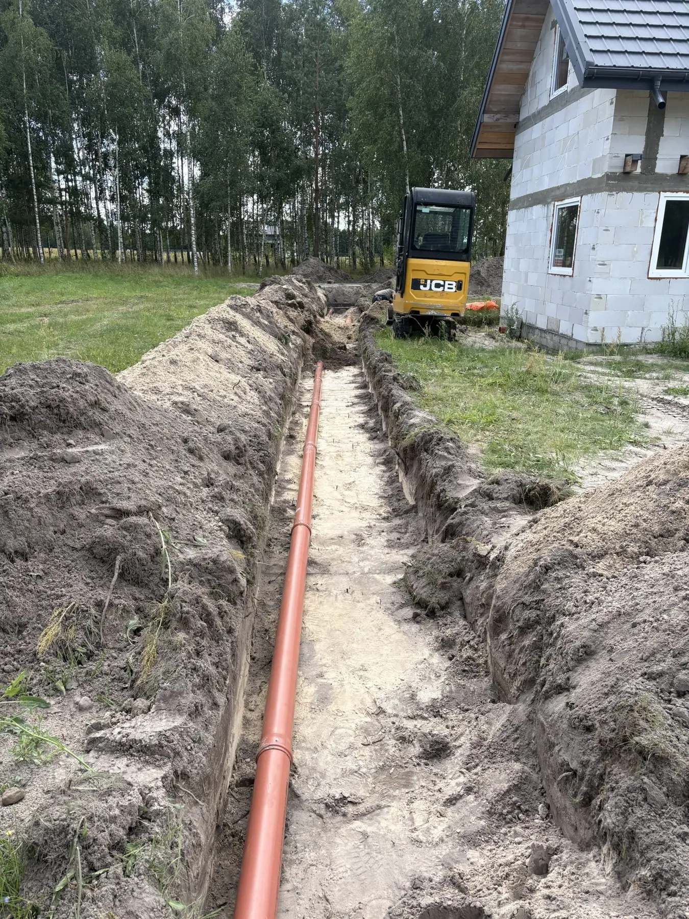 Montaż instalacji ziemnej
